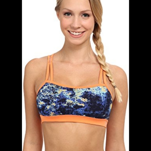 Zobha Athena strappy studio bra in Muscari Blue - Picture 4 of 8